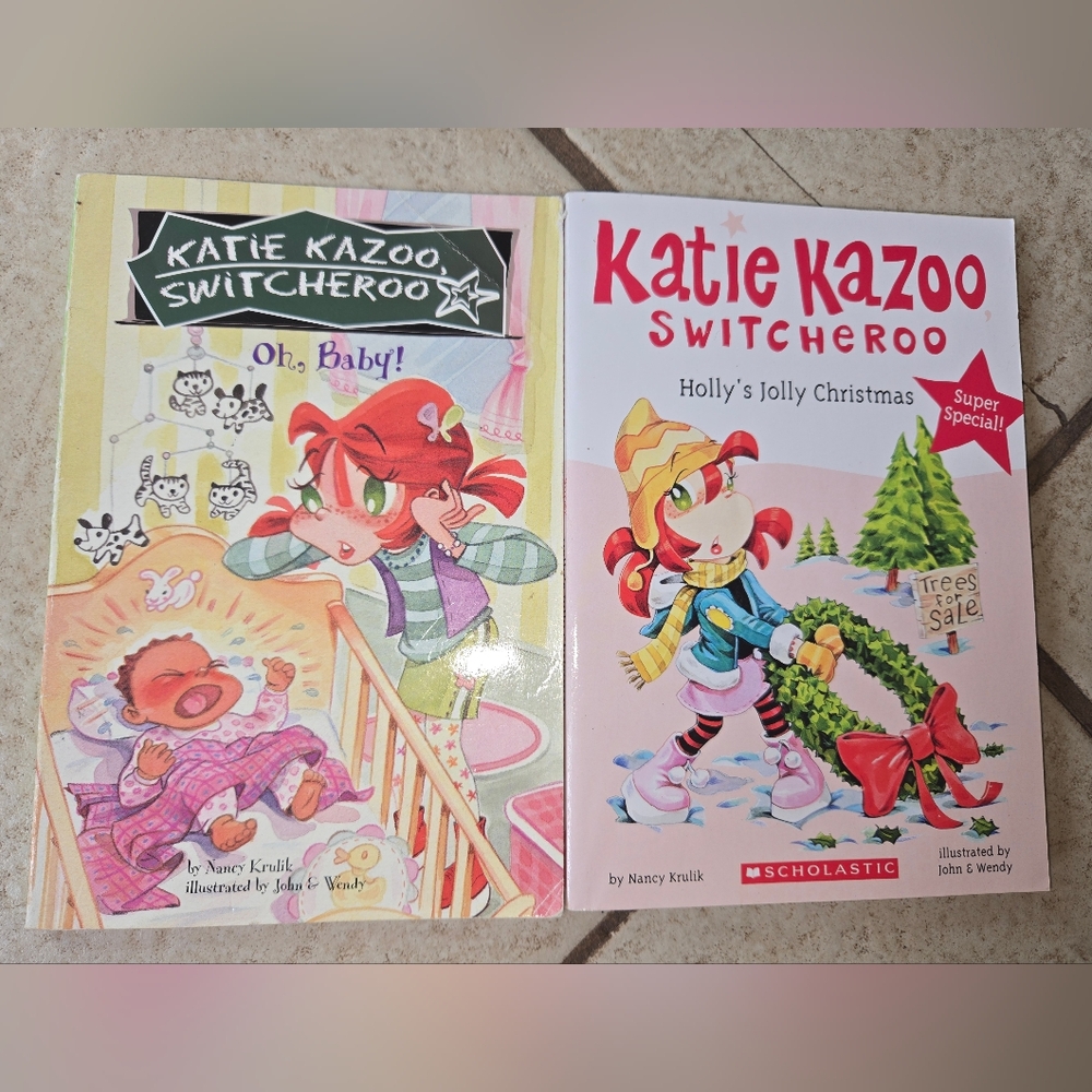 Katie Kazoo Switcheroo Books: Oh, Baby! & Holly Jolly Christmas By Nancy Krulik